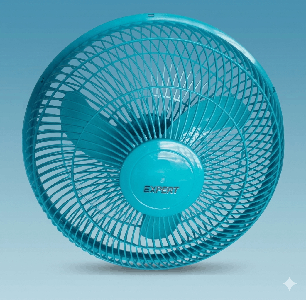 16 Inch Plastic Net Fan Blue Color 1