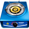 SS Single Gas Stove (120mm) Brass