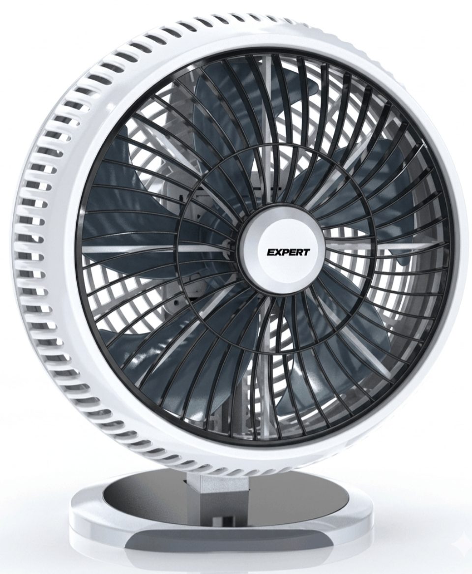 High-Speed Desk Fan 10 Inch White