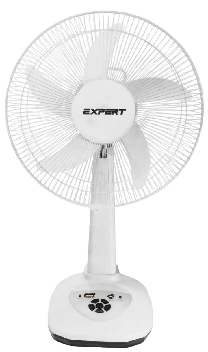 16 Inch Rechargeable Fan White