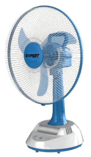 16 Inch Rechargeable Fan Blue