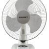 12 Inch Rechargeable Fan White