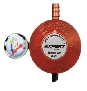 Gas Regulator Orange Color With Meter
